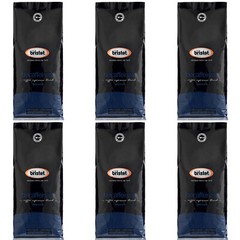Bristot Decaf Espresso Beans – 6 Bags 1.1 Lbs (6.6 Lbs / 3 kg total)