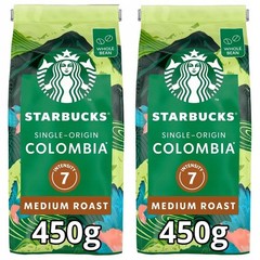 2 x Starbucks COLOMBIA – Coffee Beans Bag 2 x 450g / 15.9oz