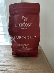 LIFEBOOST Dark Organic Coffee Beans – Single Origin Non-Gmo Dark Roast Low Acid