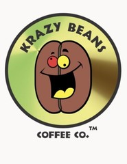 3 Bags KRAZY BEANS French Vanilla Whole Bean Coffee Three 12 Oz Bags.