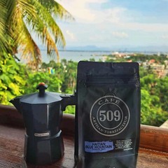 Cafe 509 Haitian Blue Mountain Coffee Ground Organic Medium Roast 8.8 oz