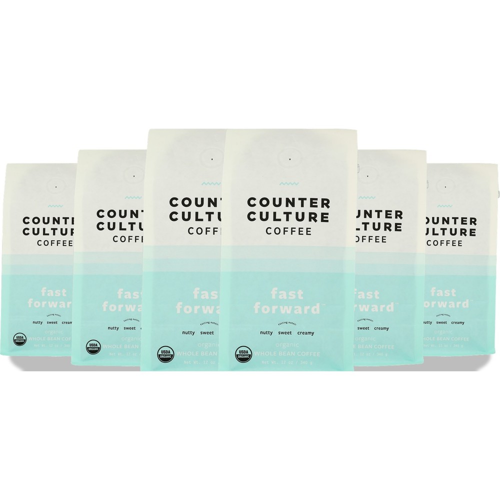 Organic Fast Forward Whole Bean Coffee By Counter Culture 12 Oz 6 Pack