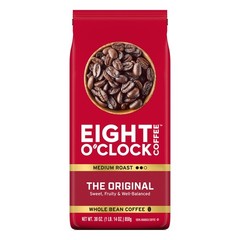 Eight O’Clock Coffee The Original, Medium Roast Whole Bean Coffee, Sweet, Fru…