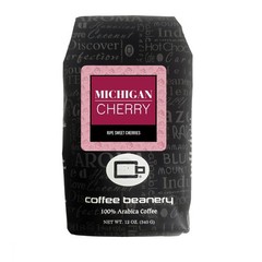 Michigan Cherry Flavored Coffee by Coffee Beanery, 12oz Ground, Medium Roast,…