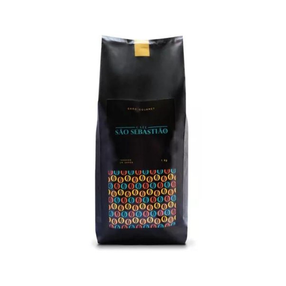 Brazilian São Sebastião Arabic Gourmet Coffee in Grains 1Kg / 35.27 fl oz