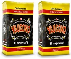 CAFE YAUCONO, MEDIUM ROAST WHOLE BEAN COFFEE (2 BAGS of 2 Pounds)