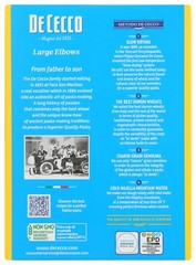 Large Elbow Pasta De Cecco 1 Lb Slow Dried Macaroni 12 Pack