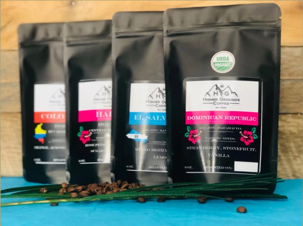 Higher Grounds Coffee Variety Pack Coffee Beans-Pack of 4