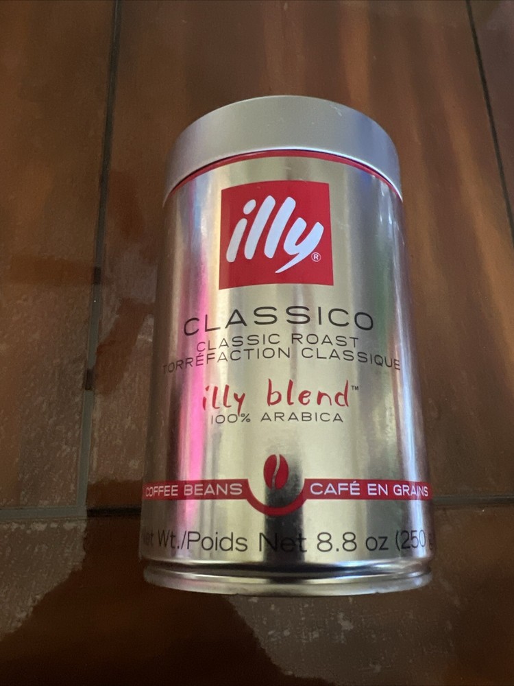 Illy Classico Classic Roast 100%Arabica Coffee Beans 8.8 Oz