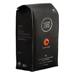 Coffee, Smart Ass, Medium Roast, Whole Bean, 2.2 Pound – Certified Organic, F…