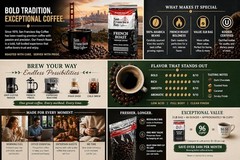French Roast Gourmet Dark Roast 100% Arabica Coffee 3lb Kosher