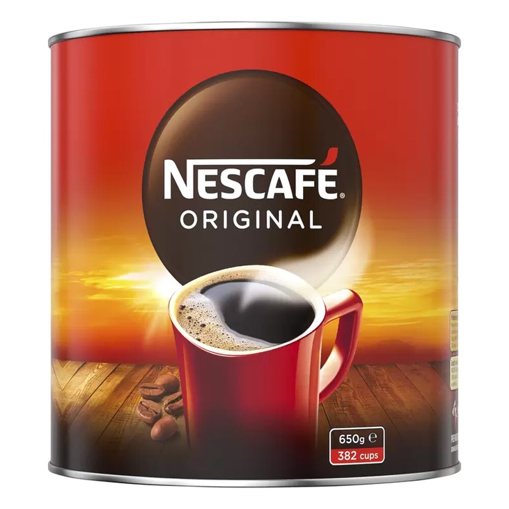 Nescafe Original Dark Roast Office Instant Coffee Made In Australia 650g Tin