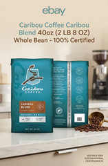 Caribou Coffee Whole Bean Caribou Blend 40 oz Free Shipping