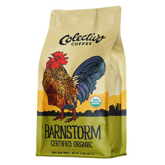 Colectivo Coffee Barnstorm, Medium Roast, Organic, Whole Bean, 2 lbs