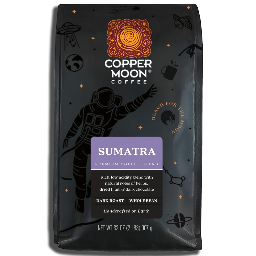 Sumatra Dark Roast Whole Bean Coffee – 2 Lbs of Bold Flavor