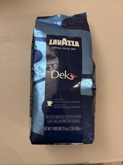Lavazza Dek Filtro Decaf Whole Bean Filter Coffee 1.1 lb. 500g barrique exp 4/27