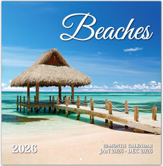 2026 Calendar, Beach Monthly Wall Calendar 2026 Runs from Nov 2025 – Dec 2026, H
