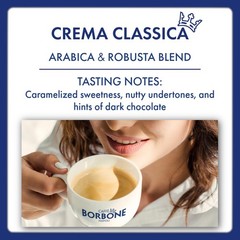 Crema Classica Whole Bean Coffee, Arabica and Robusta Blend, Medium Roast, 2….