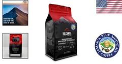 Pure Jamaican Blue Mountain Coffee 16oz Whole Bean Medium Roast Kosher