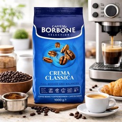 Crema Classica Whole Bean Coffee, Arabica and Robusta Blend, Medium Roast, 2….