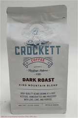 Crockett Whole Bean Coffee – Bold Dark Roast Whole Coffee Beans EXP: 12/2026