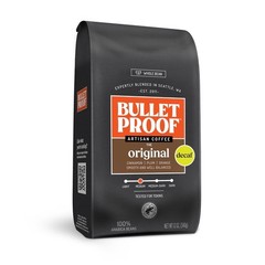 Bulletproof Original Medium Roast Whole Bean Decaf Coffee, Clean Coffee Tested f