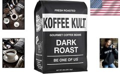 Gourmet Dark Roast Whole Bean Coffee – Perfect for Espresso & Coffee Press, 32oz