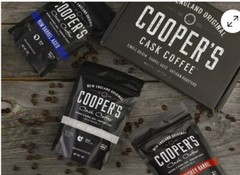 Bourbon Barrel Aged Coffee Whole Bean Set, Single Origin Sumatra Whiskey