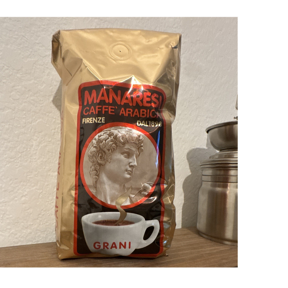 Manaresi Caffè Arabica Grani Espresso Coffee Beans 500g Italy Pantry Coffee Bean
