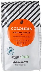 100% Arabica Colombia Medium Roast Coffee – Whole Beans for Flavor Lovers, 12 oz