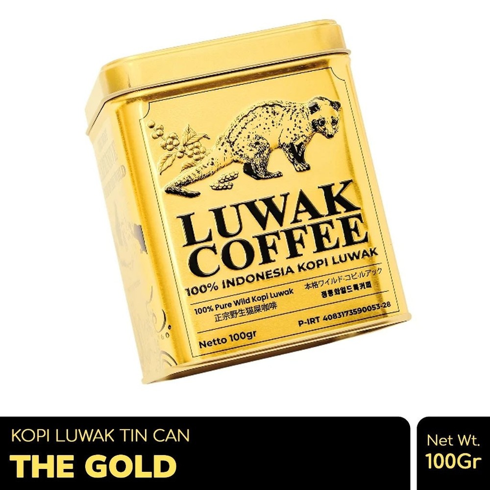 Worcas Luwak Coffee 100g – Authentic Indonesian Civet Coffee in Tin