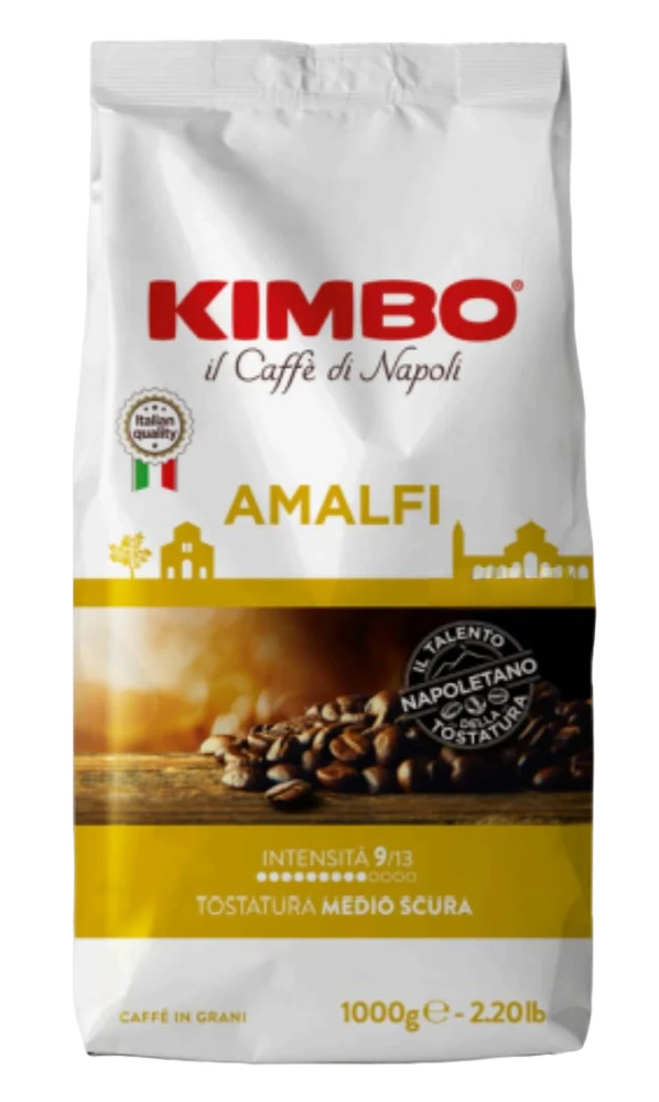COFFEE KIMBO AMALFI – PACK 1Kg COFFEE BEANS