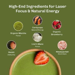 MUDWTR Organic Strawberry Matcha Mushroom Coffee Alternative – 2.1oz