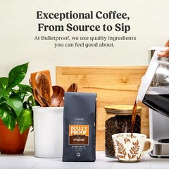 Original Medium Roast Whole Bean Coffee 12 Ounces Pack of 3 Clean Coffee Tested