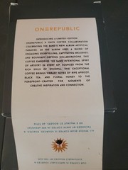 Onyx coffee Lab Whole Bean One Republic Artificial Paradise Blend