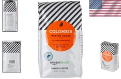 Luxury Colombian Whole Bean Coffee, Medium Roast – 3 x 12oz Bags for Freshness