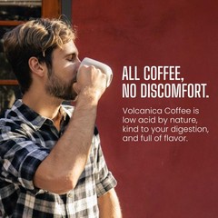 Low Acid Coffee Blend of Natural Low Acidic Coffee Whole Bean Medium Roast Fr…