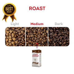 Whole Bean Coffee 16oz Medium Roast 4 Pack Dominican Blend