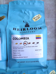 Heirloom Roastery Columbia Whole Bean Coffee 16 oz each (Lot of 5)