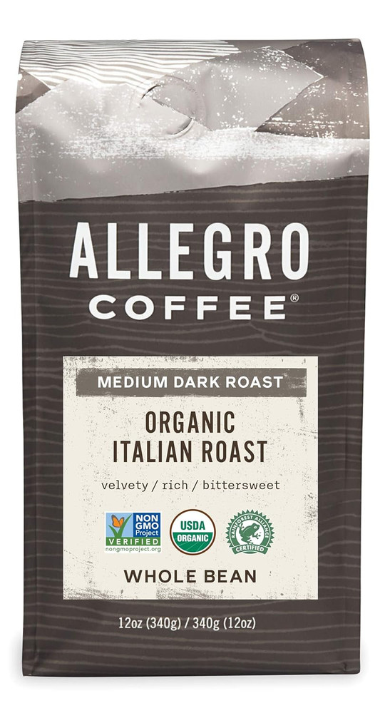 , Organic, Italian Roast, Whole Bean, 12 Oz