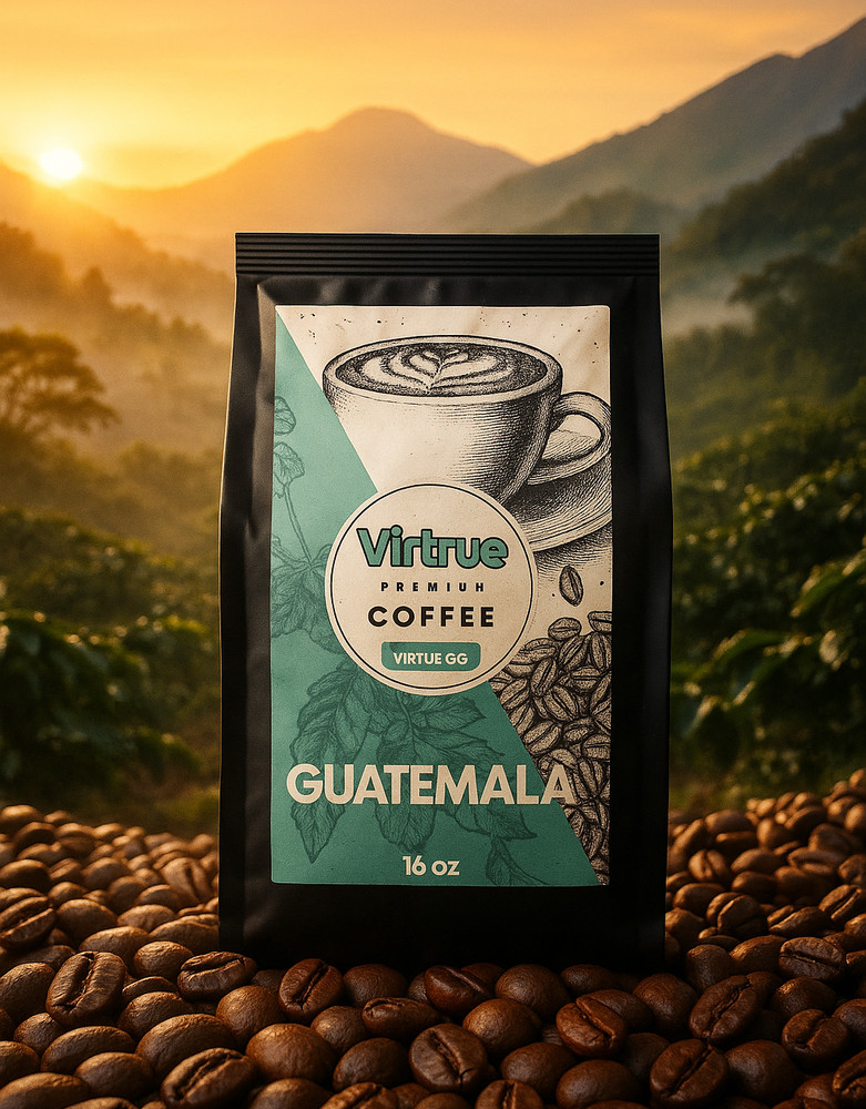 Guatemala Dark Roast Coffee 16oz – Ground/Whole Bean – Smooth Flavor – Fast Ship
