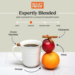 Bulletproof Original Medium Roast Whole Bean Decaf Coffee, Clean Coffee Tested f
