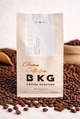 BKG Coffee Roasters Passage Medium Roast Whole Bean Coffee 340g Caramel