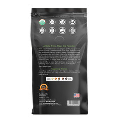 Alex’s Low Acid Organic Coffee – Rise and Shine Whole Bean (12oz)