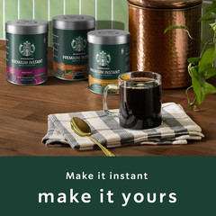 Premium Instant Coffee, Blonde Roast Coffee, Arabica Beans, 3.17 Oz
