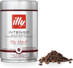 illy Intenso Bold Roast Coffee Beans Dark Roast 100% Arabica 250g / 8.82oz Tin
