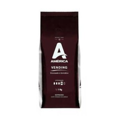 Brazilian América Vending Arabic Toasted Coffee in Grains 1Kg / 35.27 fl oz