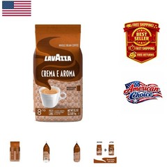 2.2 lb Crema E Aroma Coffee Blend – Non-GMO, Rich Earthy Flavor for Espresso