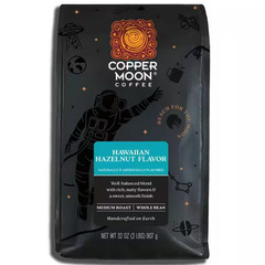 32 Oz. Hawaiian Hazelnut, Medium Roast Caffeinated, Coffee Beans