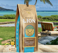 ☕️ LION COFFEE – 100% Maui Coffee Whole Bean Medium Roast 7oz